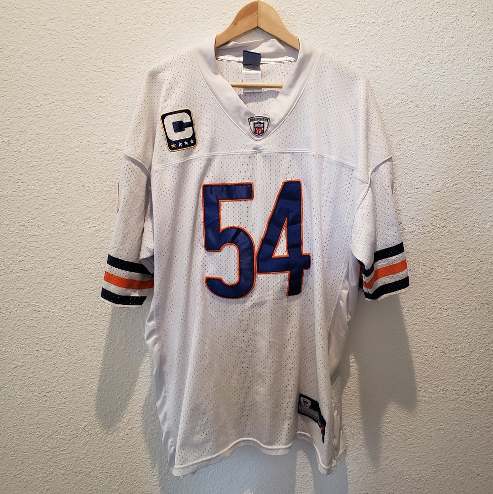 Chicago Bears Brian Urlacher Men's sz 52 Authentic NFL Reebok Apparel Jersey
